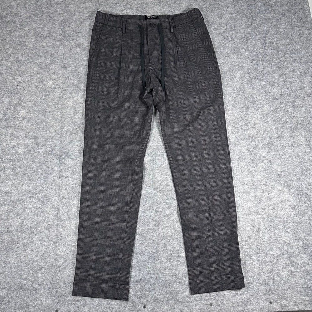 Todd Snyder Gray Plaid Dress Pants
